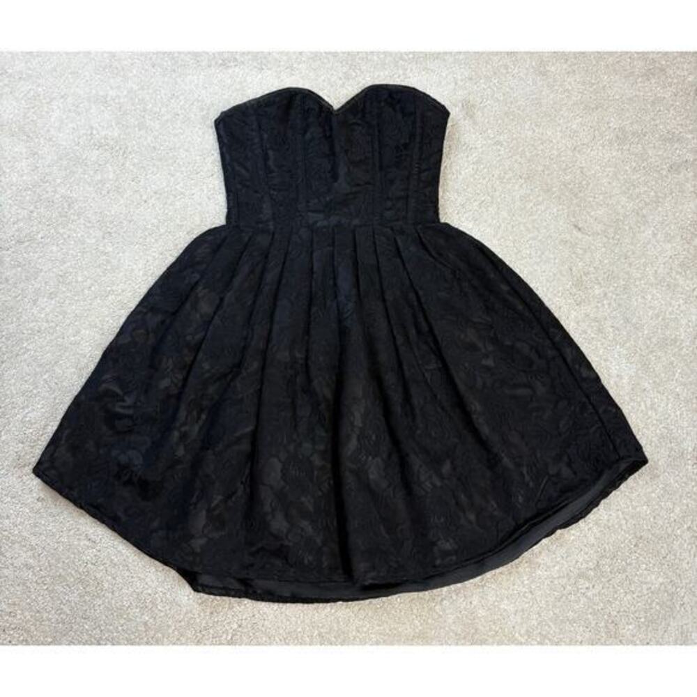 Top Drawer by Daisy Corsets Lavish Black Lace Corset Dress Black Size S